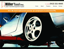 Tablet Screenshot of millertool.com